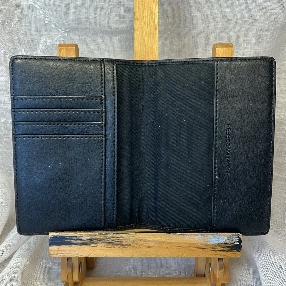 Rebecca Minkoff leather Adventure Awaits Red Passport Holder